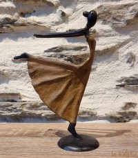 Figurine en bronze danseuse 22 cm