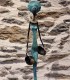 Sculpture en bronze 38 cm "Porteuse d'eau"