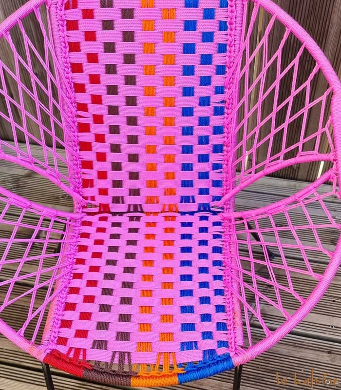 Petit fauteuil enfant rose
