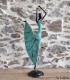 Statuette bronze africaine 53 cm