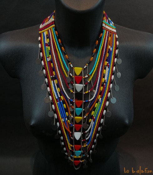 Sets de collier ethnique Massaï