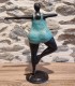 Statuette bronze africaine 33 cm